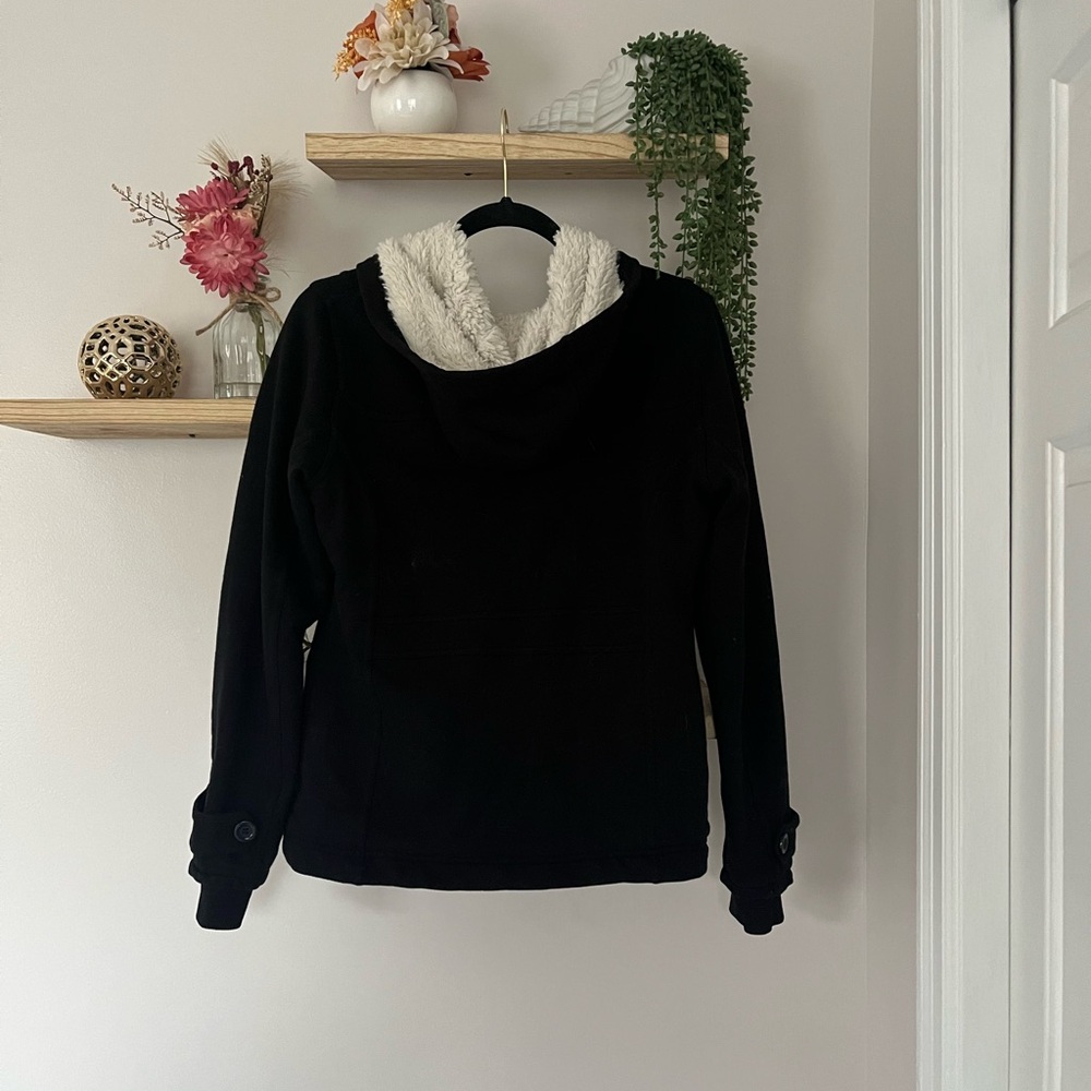 Vintage Cocoa Platinum black and white jacket with hood - Picture 2 of 5